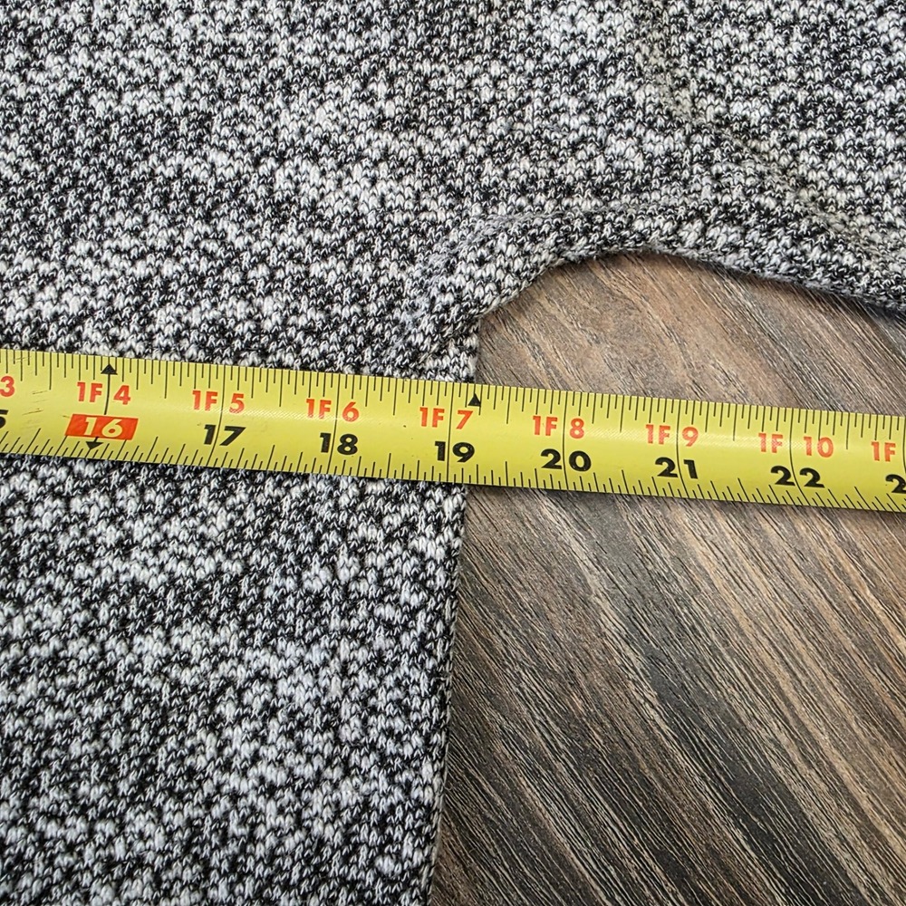 LOFT Marled Knit Pullover Sweater 3/4 Sleeve Crew Neck Women's Size M - Picture 3 of 9